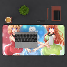 Load image into Gallery viewer, Is The Order A Rabbit? Mouse Pad (Desk Mat) With Laptop
