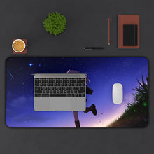 Load image into Gallery viewer, Nao Tomori Running Mouse Pad (Desk Mat) With Laptop
