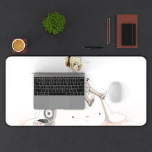 Load image into Gallery viewer, chibi saber lily Mouse Pad (Desk Mat) With Laptop
