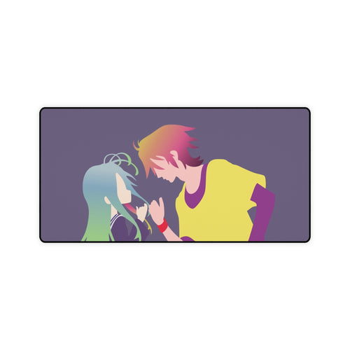 Sora and Shiro Mouse Pad (Desk Mat)