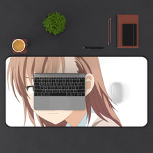 Load image into Gallery viewer, A Certain Scientific Railgun Mikoto Misaka Mouse Pad (Desk Mat) With Laptop
