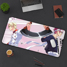 Load image into Gallery viewer, Sōma Yukihira Mouse Pad (Desk Mat) On Desk
