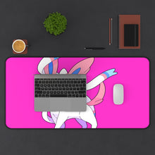 Load image into Gallery viewer, Sylveon Mouse Pad (Desk Mat) With Laptop
