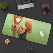 Load image into Gallery viewer, Spice And Wolf Mouse Pad (Desk Mat) On Desk
