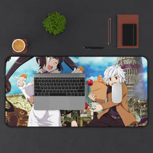 Load image into Gallery viewer, Is It Wrong To Try To Pick Up Girls In A Dungeon? 8k Mouse Pad (Desk Mat) With Laptop
