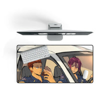 Load image into Gallery viewer, Free! Rin Matsuoka Mouse Pad (Desk Mat) On Desk
