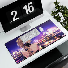 Load image into Gallery viewer, Anime Girl Mouse Pad (Desk Mat) With Laptop
