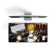 Load image into Gallery viewer, Anime One-Punch Man Mouse Pad (Desk Mat) On Desk
