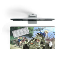 Load image into Gallery viewer, Girls und Panzer Mouse Pad (Desk Mat) On Desk
