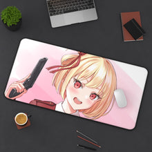 Load image into Gallery viewer, Lycoris Recoil Chisato Nishikigi Mouse Pad (Desk Mat) On Desk
