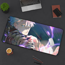 Load image into Gallery viewer, Satoru Gojo Mouse Pad (Desk Mat) With Laptop
