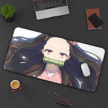 Load image into Gallery viewer, Demon Slayer: Kimetsu no Yaiba Nezuko Kamado Mouse Pad (Desk Mat) On Desk
