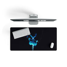 Load image into Gallery viewer, Blue Anime Girl Mouse Pad (Desk Mat) On Desk
