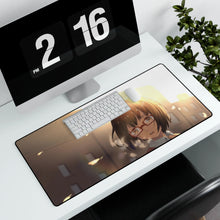 Load image into Gallery viewer, Cross Road Mouse Pad (Desk Mat) With Laptop
