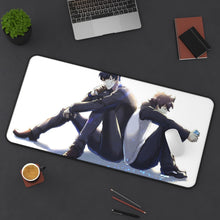 Load image into Gallery viewer, Blood Blockade Battlefront Leonardo Watch, Steven A. Starphase Mouse Pad (Desk Mat) On Desk

