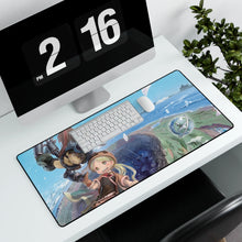 Load image into Gallery viewer, Anime Made In Abyss Mouse Pad (Desk Mat) With Laptop
