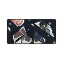 Load image into Gallery viewer, Hiro and Zero Two Moments In Broken Glass Mouse Pad (Desk Mat)
