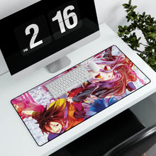 Load image into Gallery viewer, Shiro &amp; Sora Mouse Pad (Desk Mat) With Laptop
