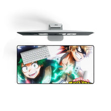 Load image into Gallery viewer, Midoraya x Bakugou Mouse Pad (Desk Mat) On Desk
