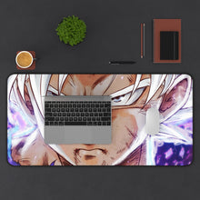 Load image into Gallery viewer, Ultra Instinct, Goku Mouse Pad (Desk Mat) With Laptop
