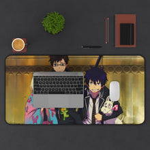 Load image into Gallery viewer, Rin,Yukio and Shiemi Mouse Pad (Desk Mat) With Laptop
