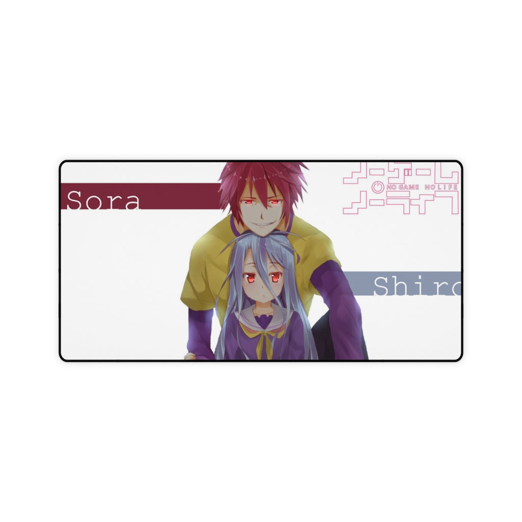 Sora and Shiro Mouse Pad (Desk Mat)