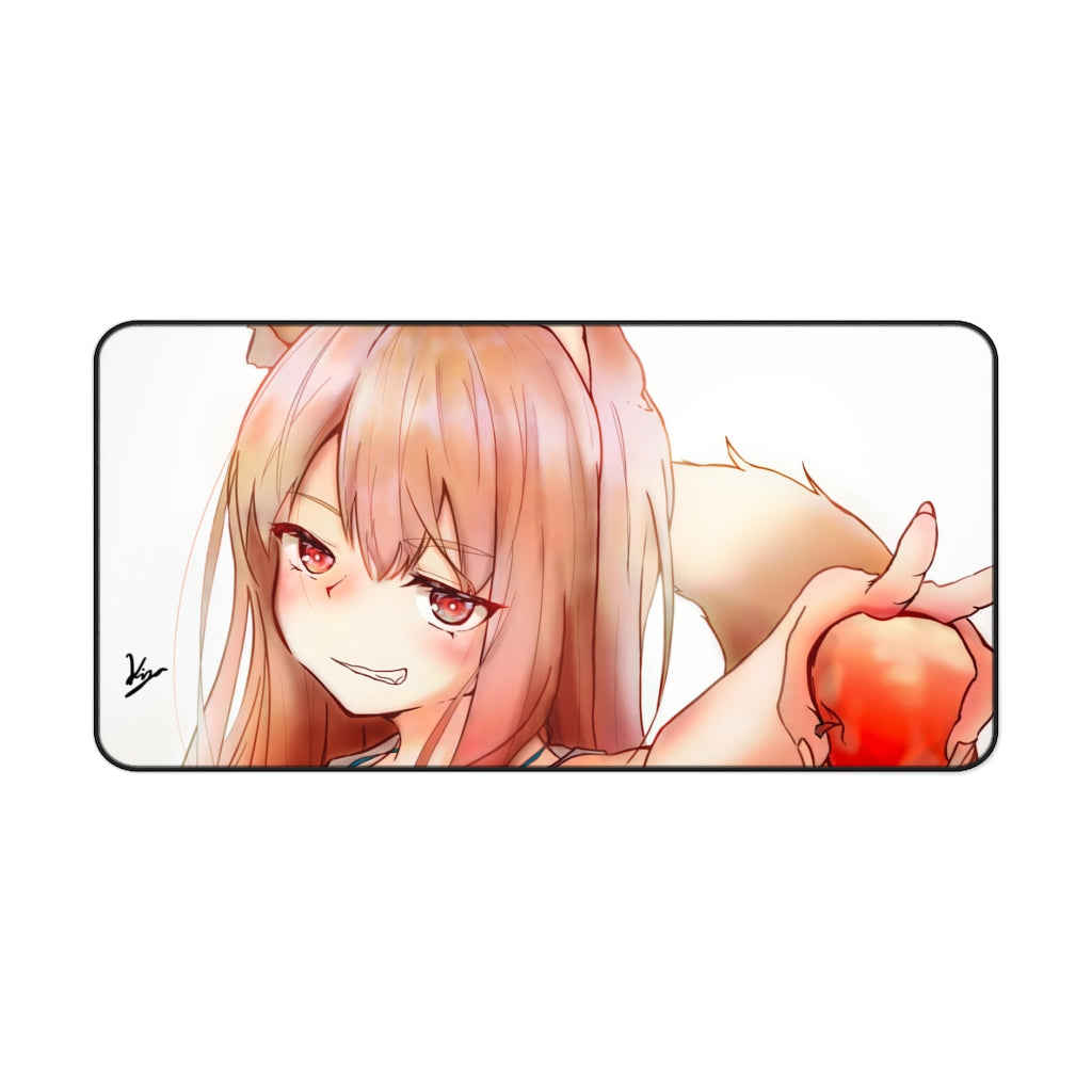 Spice And Wolf Mouse Pad (Desk Mat)
