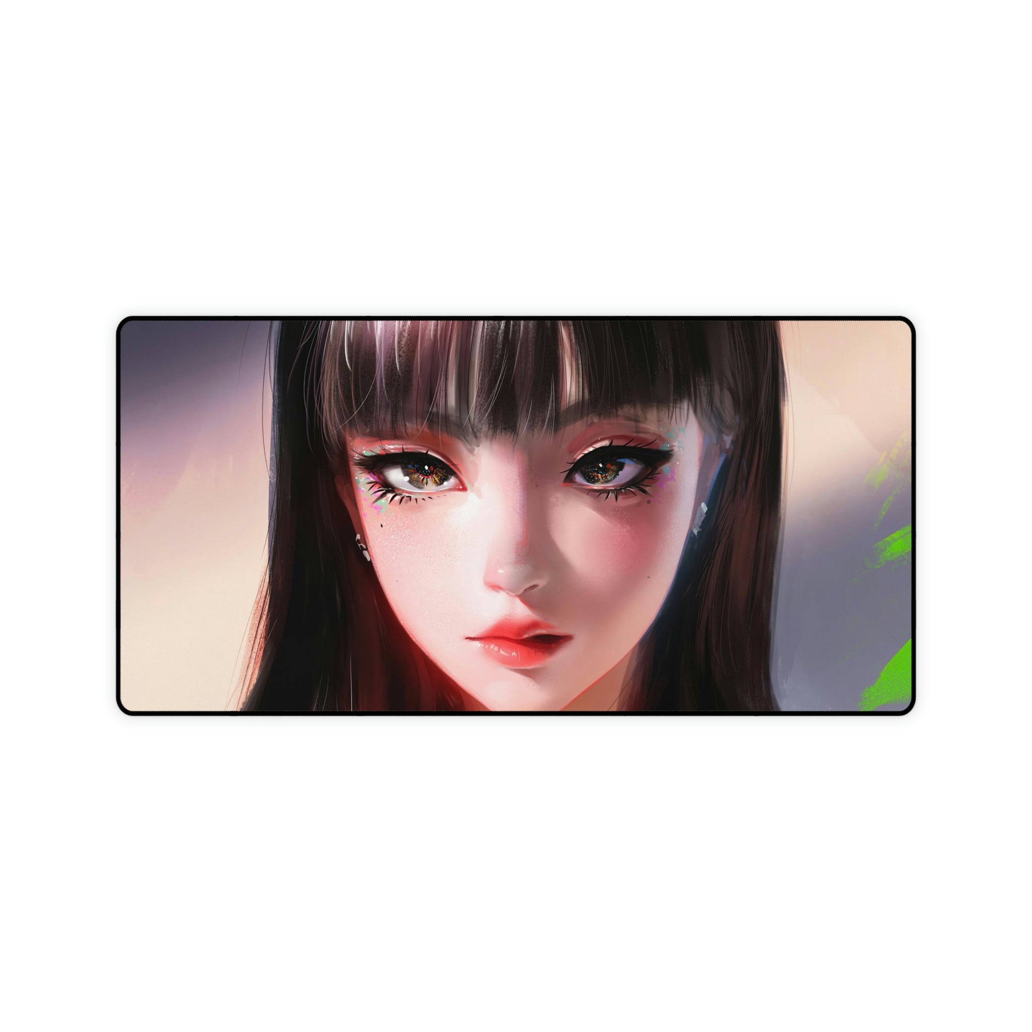 Beautiful Anime Girl Art Mouse Pad (Desk Mat) Anime Desk Mat