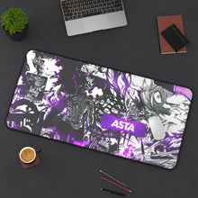 Load image into Gallery viewer, Black Clover Asta Mouse Pad (Desk Mat) On Desk
