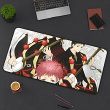 Load image into Gallery viewer, Blue Exorcist Mouse Pad (Desk Mat) On Desk
