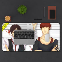 Load image into Gallery viewer, Durarara!! Izaya Orihara Mouse Pad (Desk Mat) With Laptop
