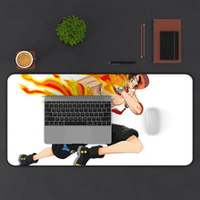 Load image into Gallery viewer, Portgas D. Ace Mouse Pad (Desk Mat) Background
