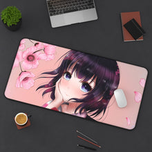 Load image into Gallery viewer, Kuzu No Honkai Hanabi Yasuraoka Mouse Pad (Desk Mat) On Desk
