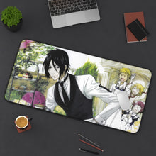 Load image into Gallery viewer, Black Butler Mouse Pad (Desk Mat) On Desk
