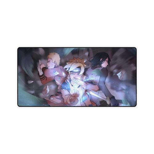 Naruto, Sasuke and Boruto Mouse Pad (Desk Mat)