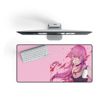 Load image into Gallery viewer, Mirai Nikki Yuno Gasai Mouse Pad (Desk Mat) On Desk
