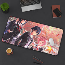 Load image into Gallery viewer, My Teen Romantic Comedy SNAFU Hachiman Hikigaya, Yukino Yukinoshita, Yui Yuigahama Mouse Pad (Desk Mat) On Desk
