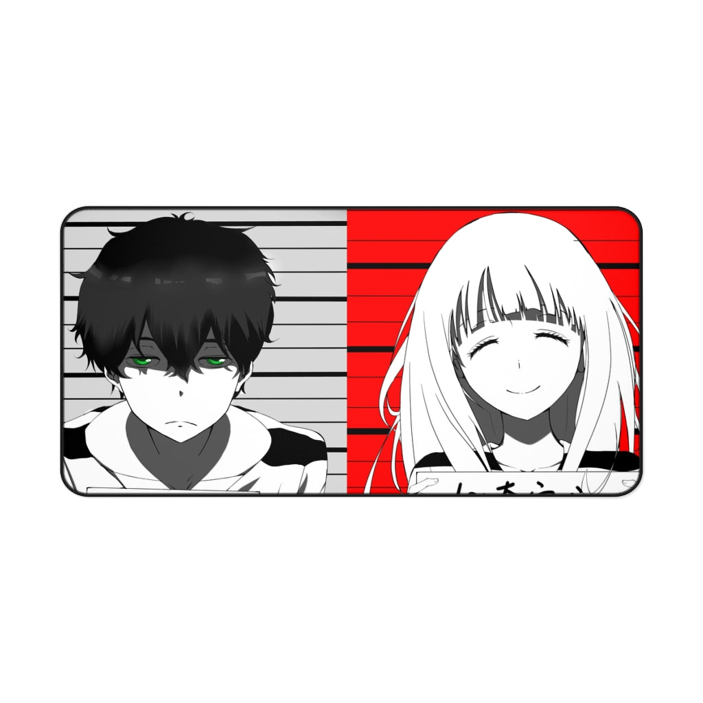 Eru Chitanda  And  Hōtarō Oreki Wanted Mouse Pad (Desk Mat)