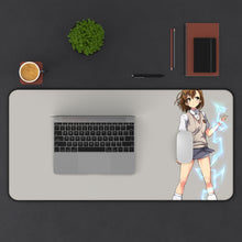 Load image into Gallery viewer, A Certain Scientific Railgun Mikoto Misaka Mouse Pad (Desk Mat) With Laptop
