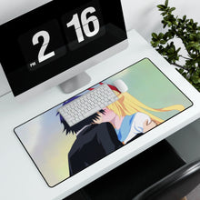Load image into Gallery viewer, Nisekoi Chitoge Kirisaki Mouse Pad (Desk Mat) With Laptop
