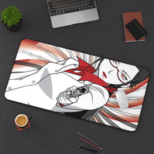 Load image into Gallery viewer, Darker Than Black Misaki Kirihara Mouse Pad (Desk Mat) On Desk
