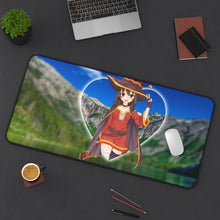 Load image into Gallery viewer, Megumin KonoSuba Mouse Pad (Desk Mat) On Desk
