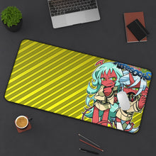 Load image into Gallery viewer, Panty &amp; Stocking with Garterbelt Panty Stocking With Garterbelt Mouse Pad (Desk Mat) On Desk
