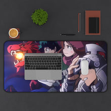 Load image into Gallery viewer, My Hero Academia Izuku Midoriya, Katsuki Bakugou, Tenya Iida Mouse Pad (Desk Mat) With Laptop
