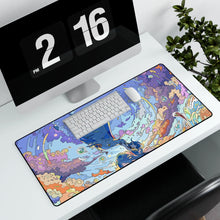 Load image into Gallery viewer, Meeting a bird in the clouds Mouse Pad (Desk Mat) With Laptop
