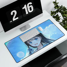 Load image into Gallery viewer, Anime Girl Mouse Pad (Desk Mat) With Laptop
