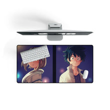 Load image into Gallery viewer, Ochako and Izuku Mouse Pad (Desk Mat) On Desk
