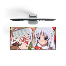 Load image into Gallery viewer, Irodori Midori Mouse Pad (Desk Mat) On Desk
