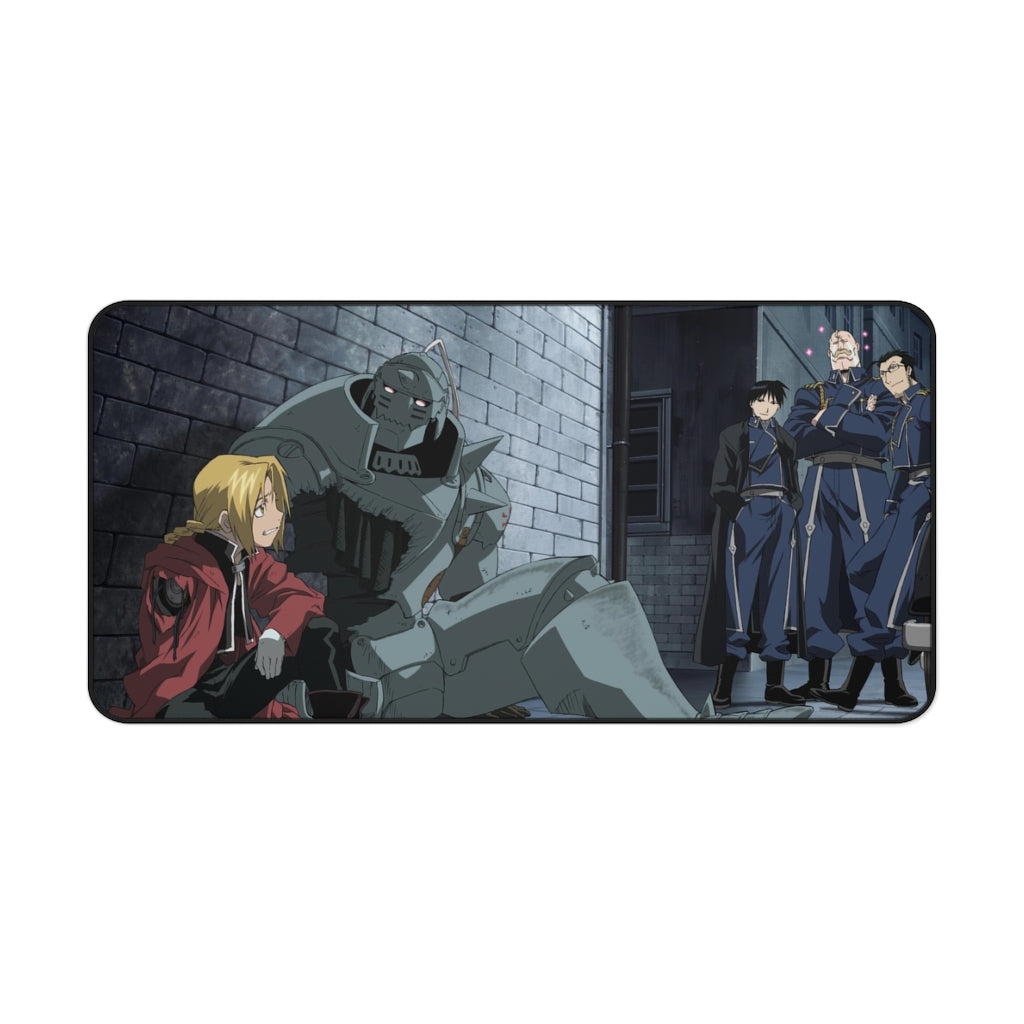 Edward Elric Roy Mustang and Alphonse Elric Mouse Pad (Desk Mat)
