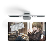 Load image into Gallery viewer, Anime Girl Mouse Pad (Desk Mat) On Desk

